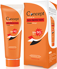 รูปภาพของ Concept Physical Sun Protection Cream SPF50 30g.คอนเซ็ปท์ พิสิคอล ซัน โปรเทคชั่น ครีมเบจ สีเนื้อ